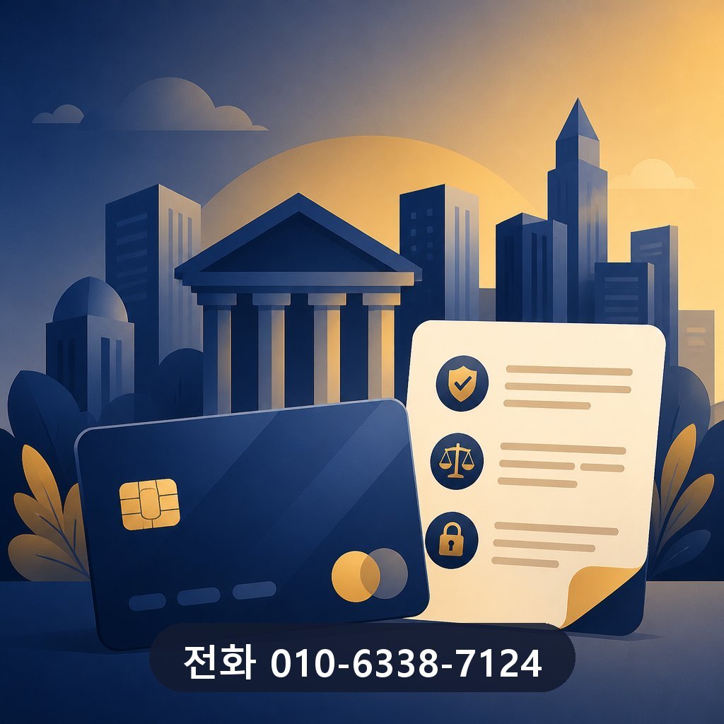 롯데카드 한도 현금화 카드사 약관 확인 이미지 · 문의 010-6338-7124